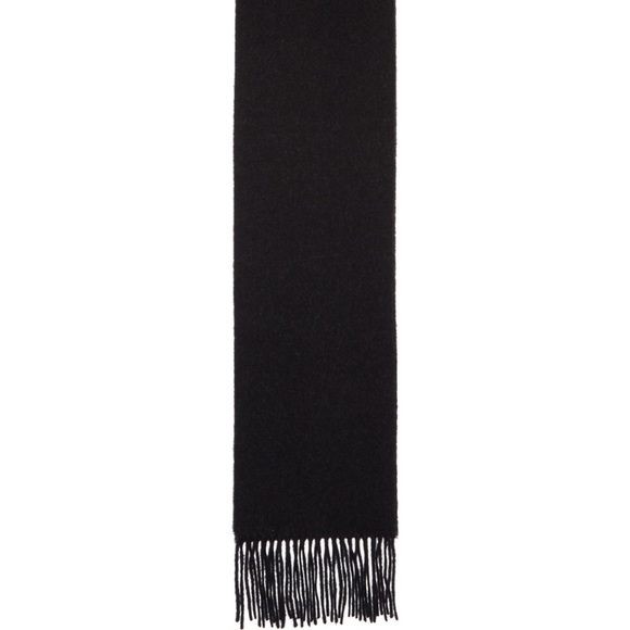 ACNE STUDIOS Black Skinny Canada Scarf